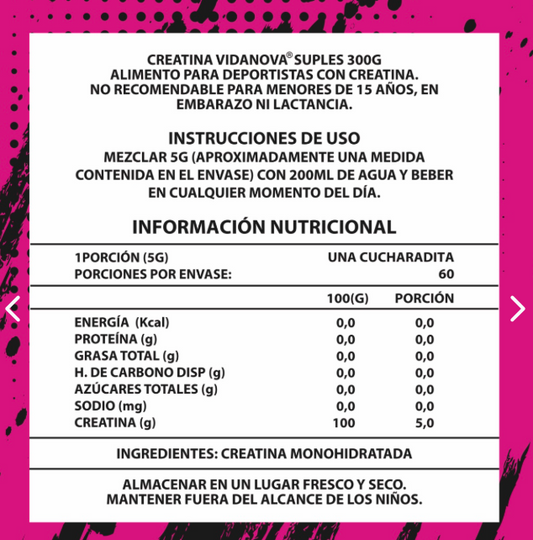 Creatina WOMAN Monohidratada 300g