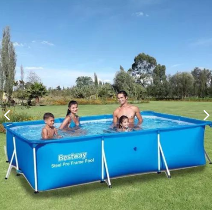 Piscina Rectangular Familiar 2.2m x 1.5m ENVÍO GRATIS