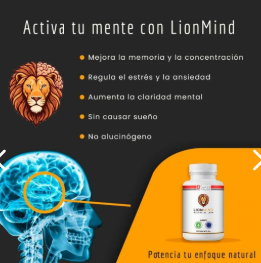 LionMind Suplemento con Melena de León