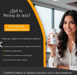 LionMind Suplemento con Melena de León
